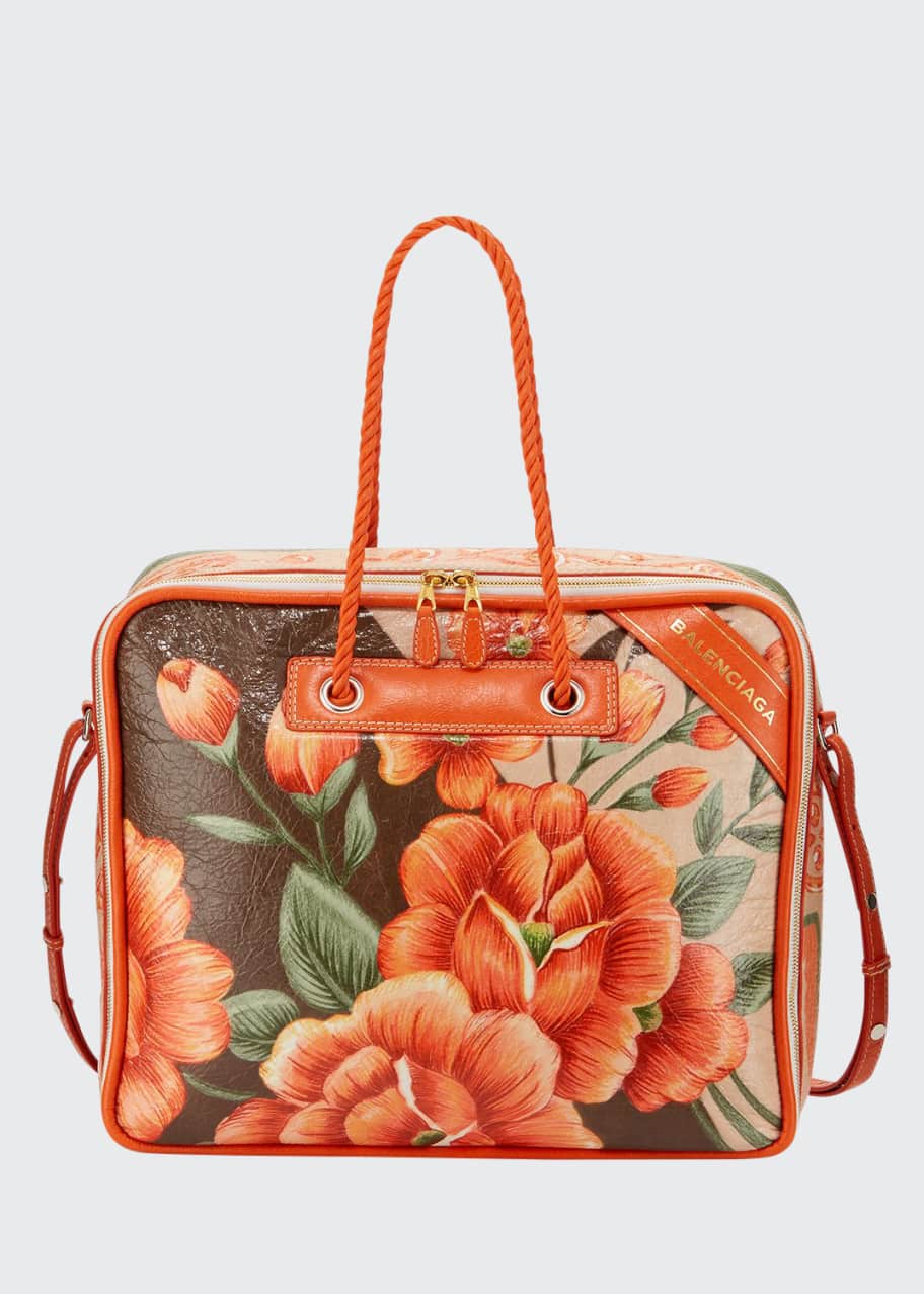 Balenciaga blanket printed bag clearance