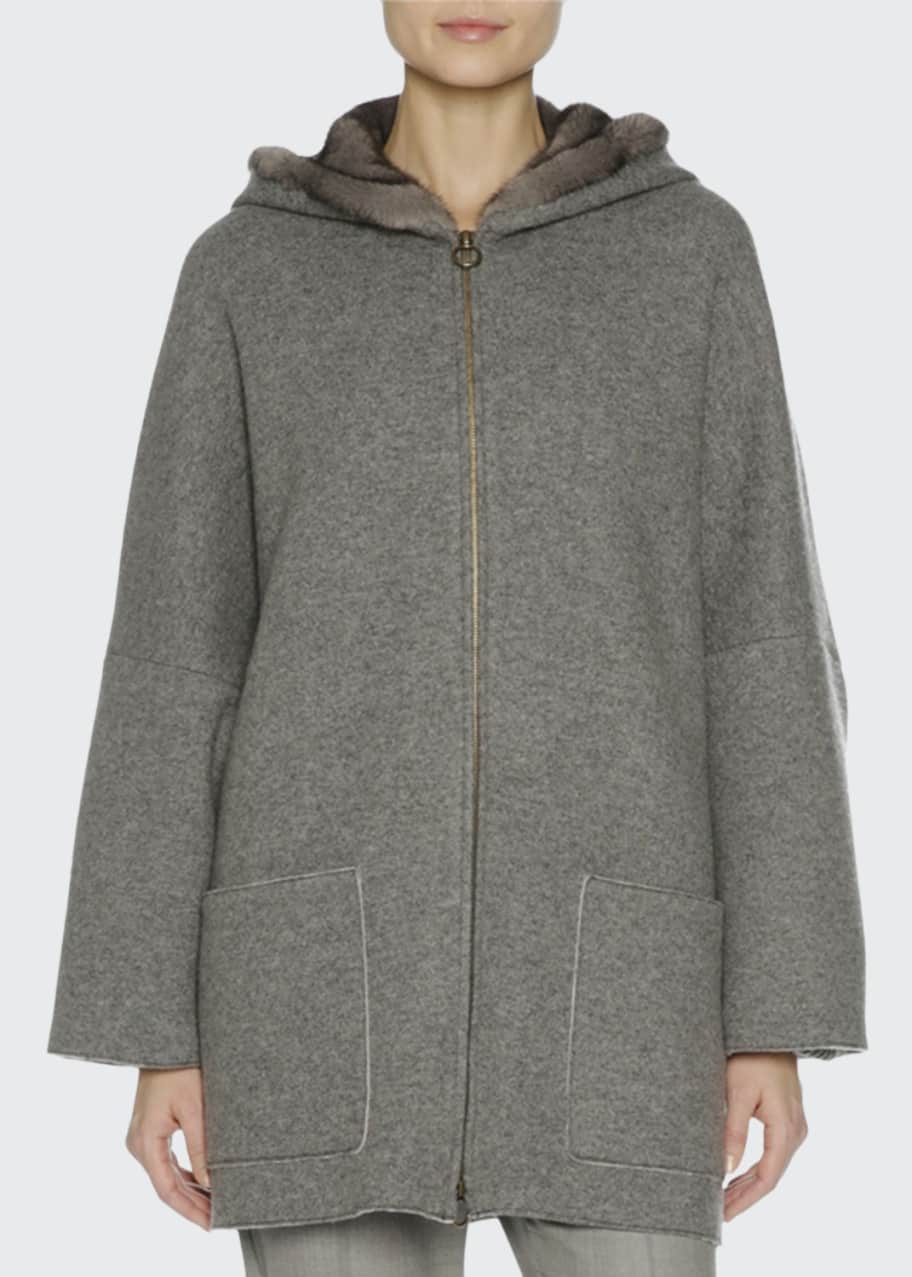 mink hoodie