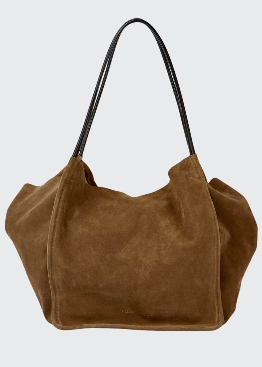 Proenza Schouler Extra Large Suede Tote Bag Beige Bergdorf Goodman
