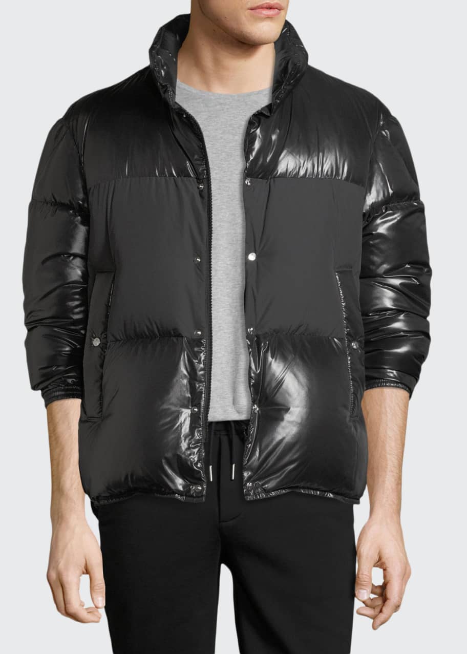 Moncler Maire Shiny Puffer Jacket with Removable Hood - Bergdorf Goodman