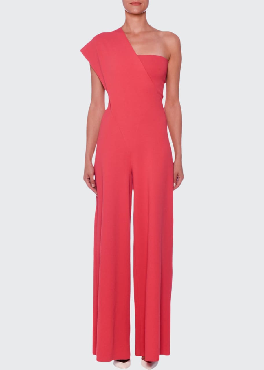 Stella mccartney one shoulder jumpsuit shop