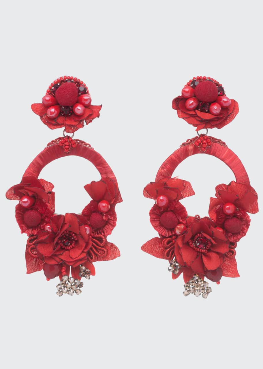 Ranjana Khan Posie Statement Earrings Bergdorf Goodman