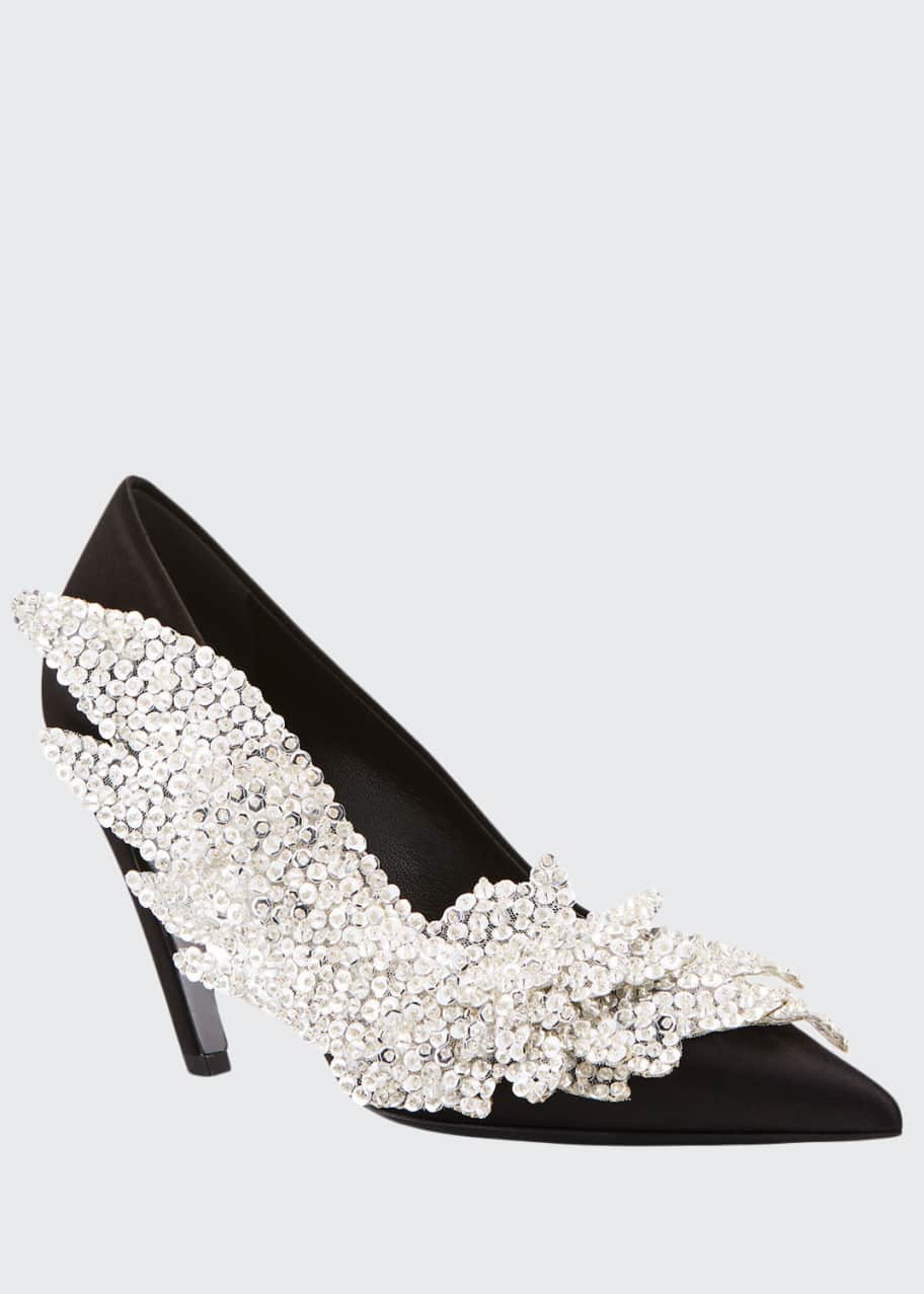 Balenciaga slash heel on sale pumps
