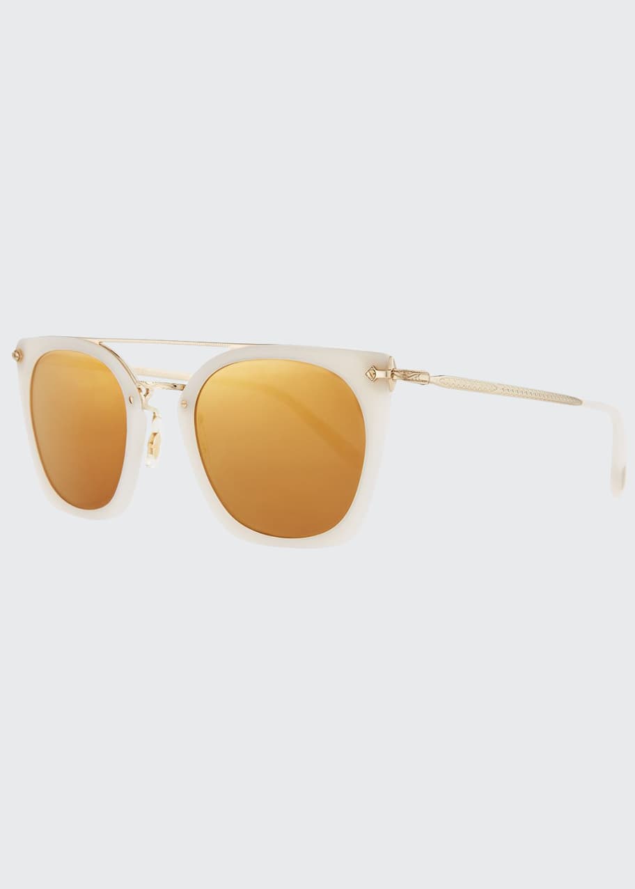 Oliver Peoples Dacette Mirrored Cat-Eye Sunglasses - Bergdorf Goodman