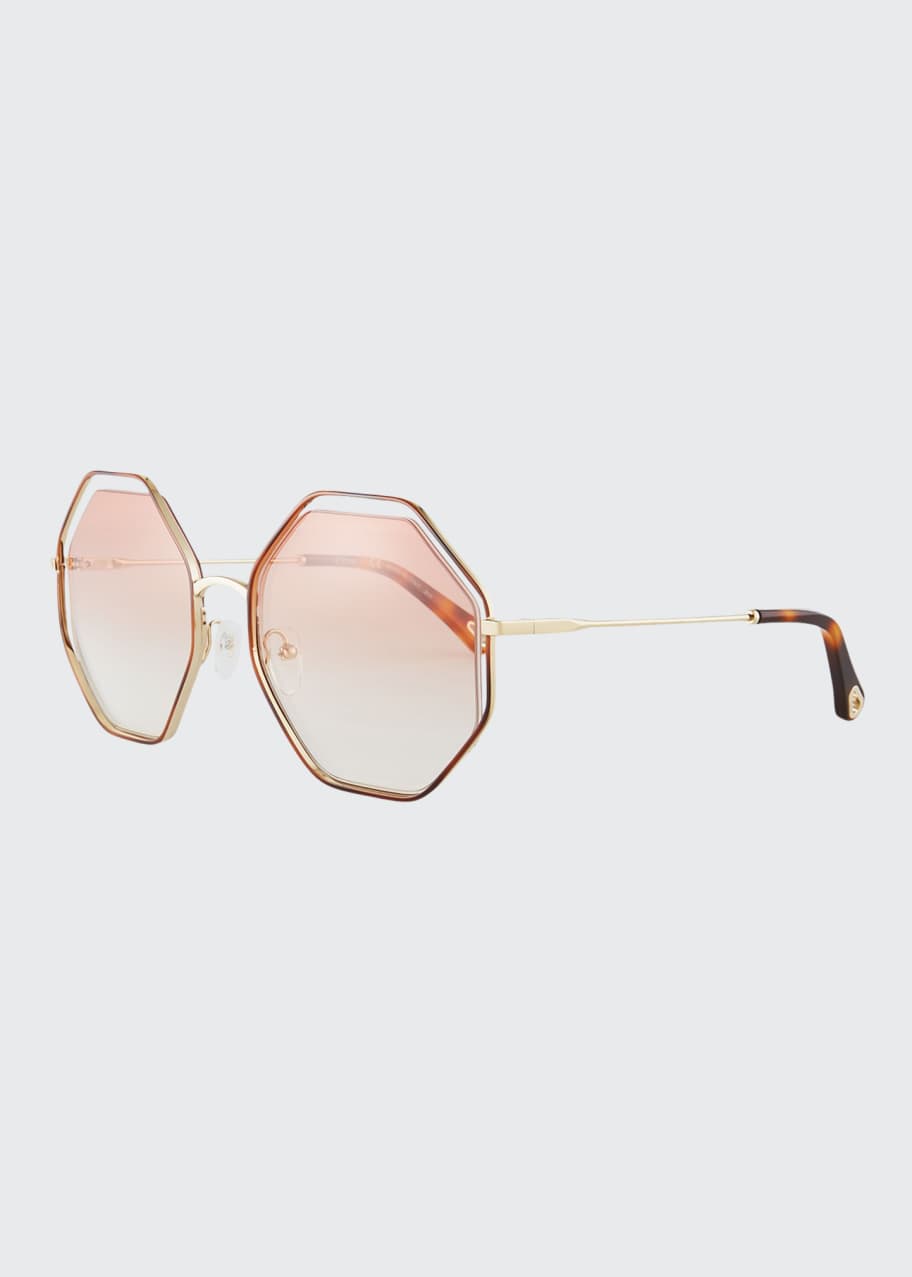 Poppy Geometric Sunglasses
