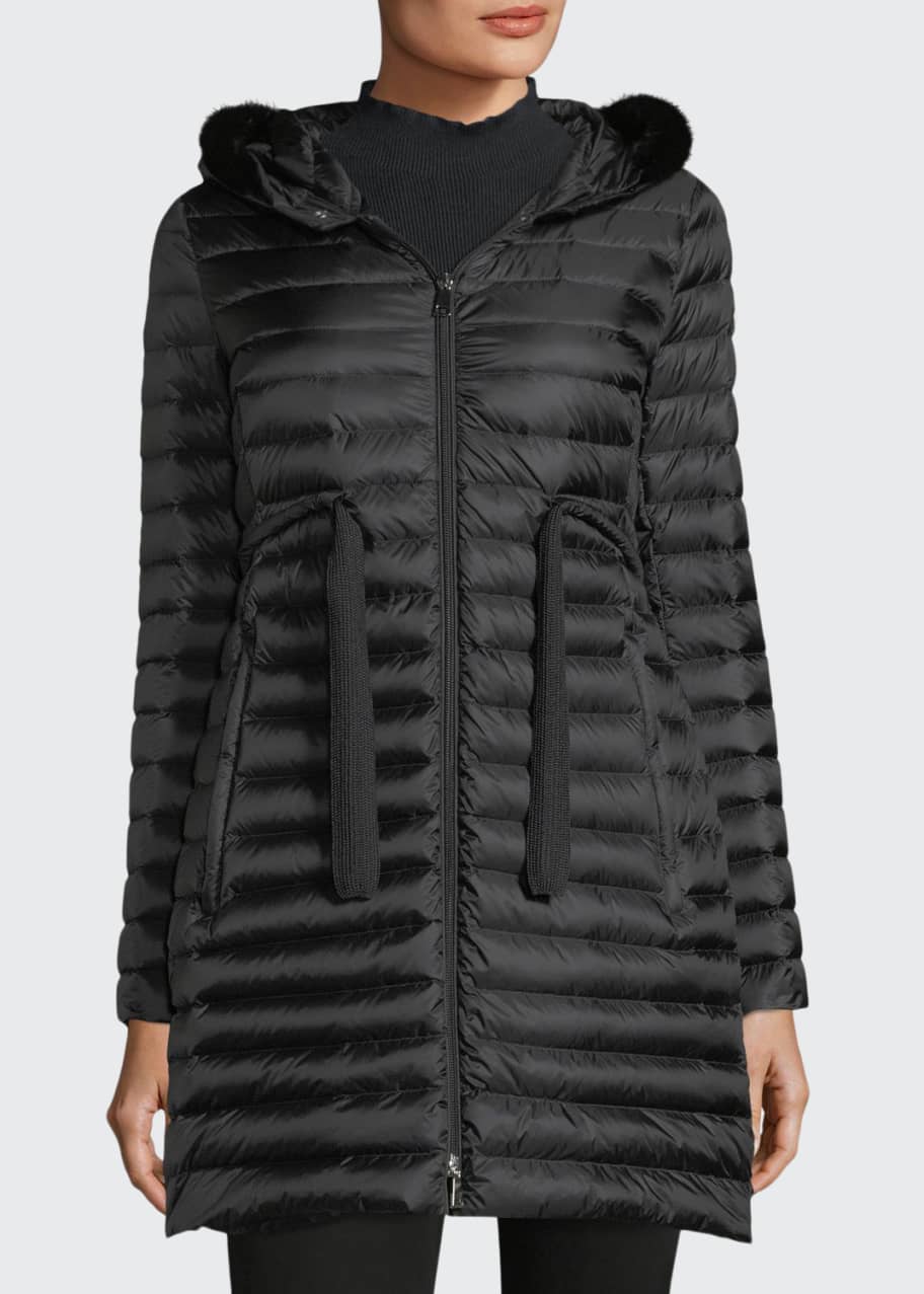 Moncler barbel fur clearance