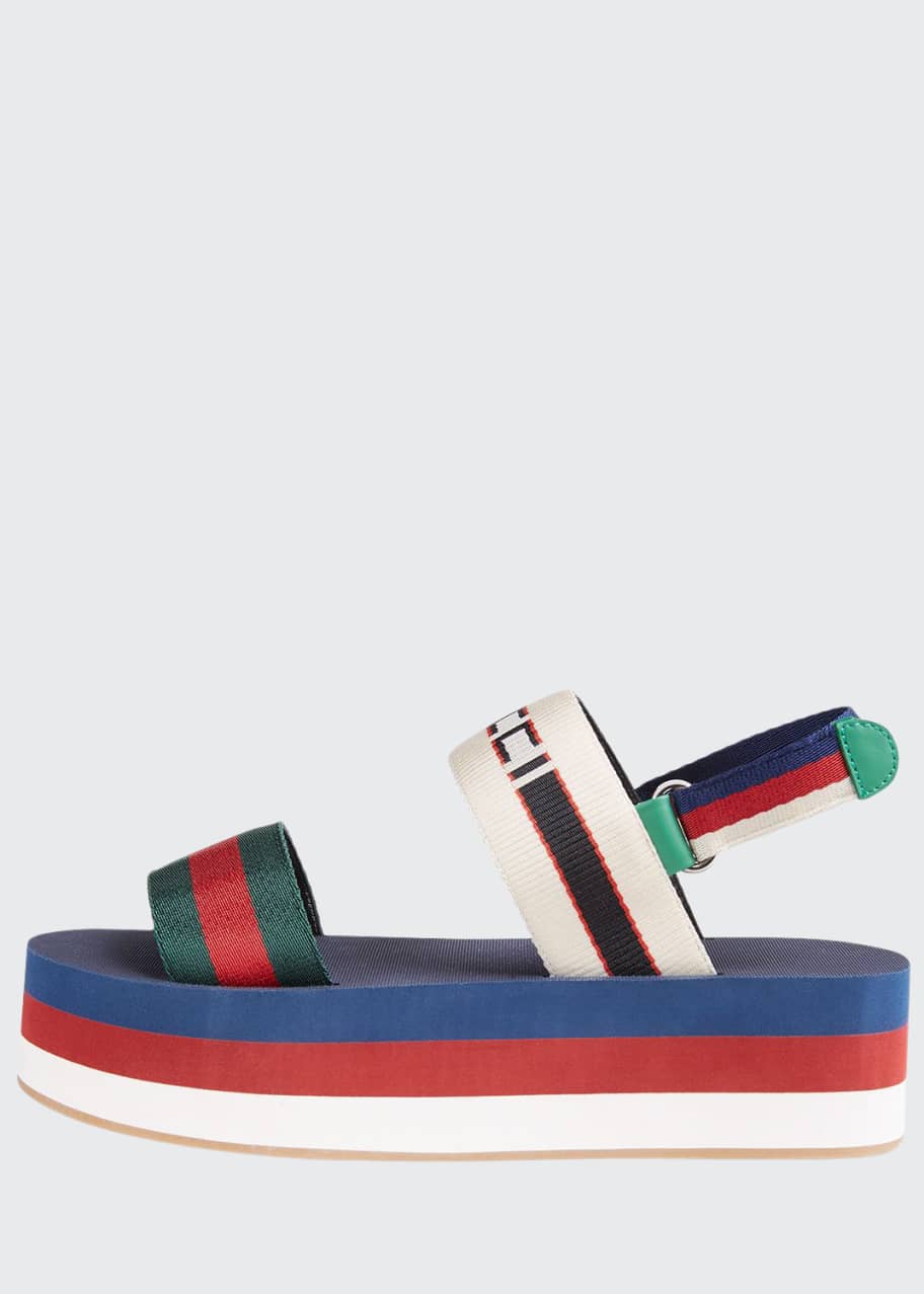 Gucci multicolor bedlam sandals best sale