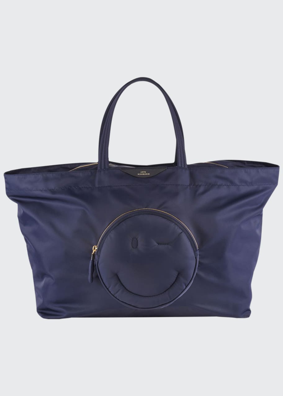 Anya Hindmarch East West Large Chubby Wink Tote Bag Bergdorf Goodman