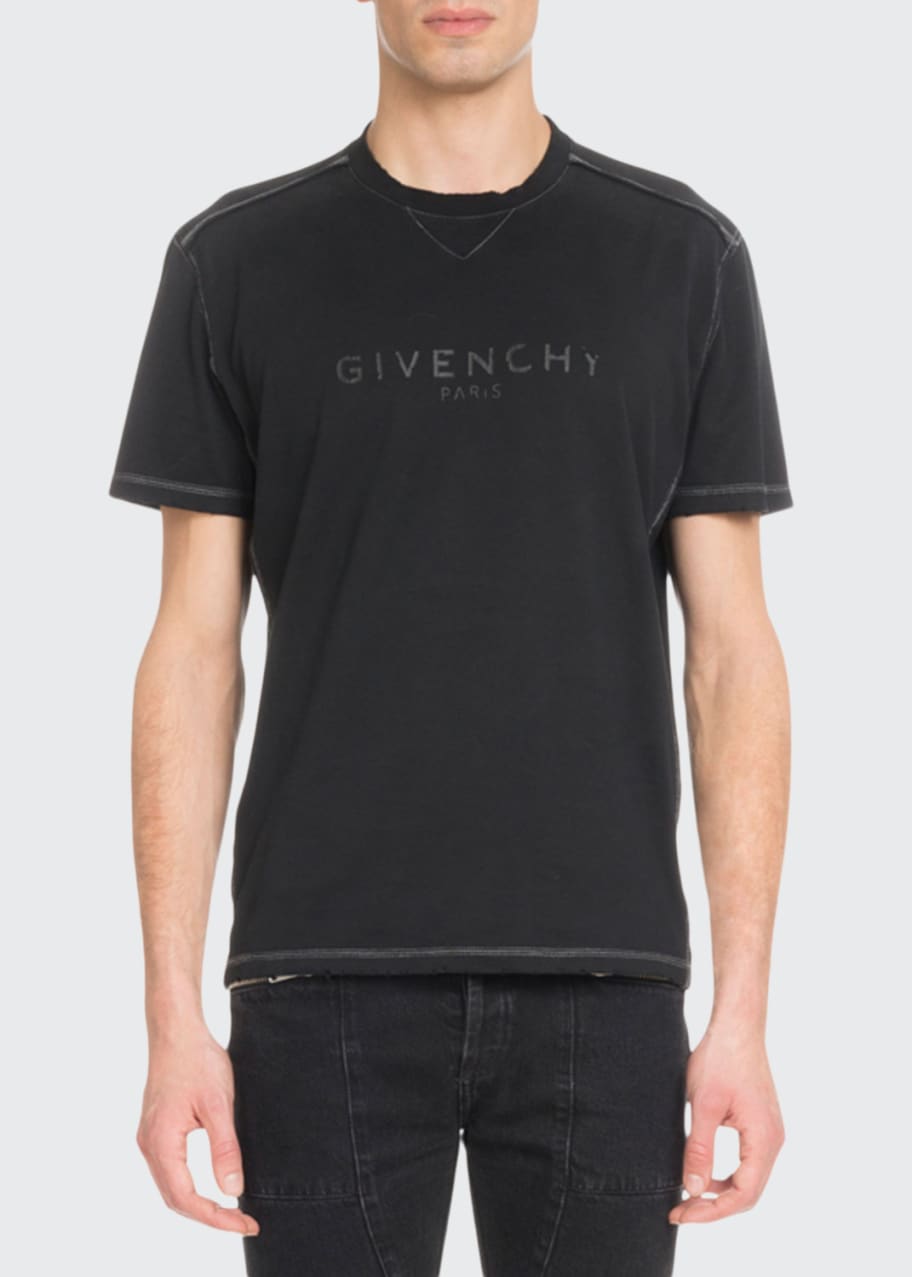 Givenchy Men's Tonal Logo Graphic T-Shirt - Bergdorf Goodman