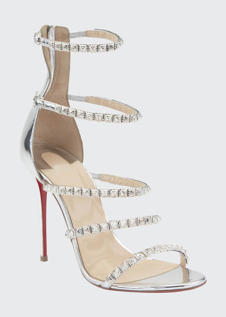 Christian Louboutin Forever Girl 100 Red Sole Sandals - Bergdorf Goodman