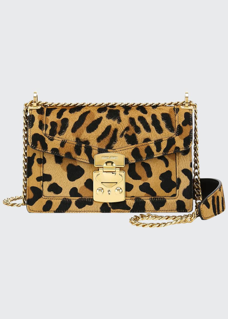 Miu miu shop leopard dress