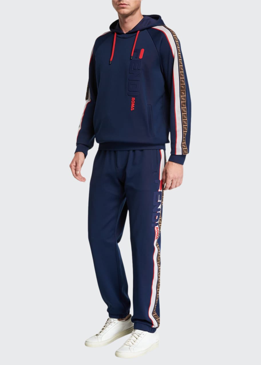 Men's Mania Two-Piece Side-Stripe Track Suit Bergdorf Goodman