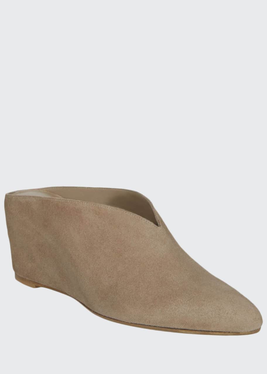 Image 1 of 1: Kai Wedge Suede Mules