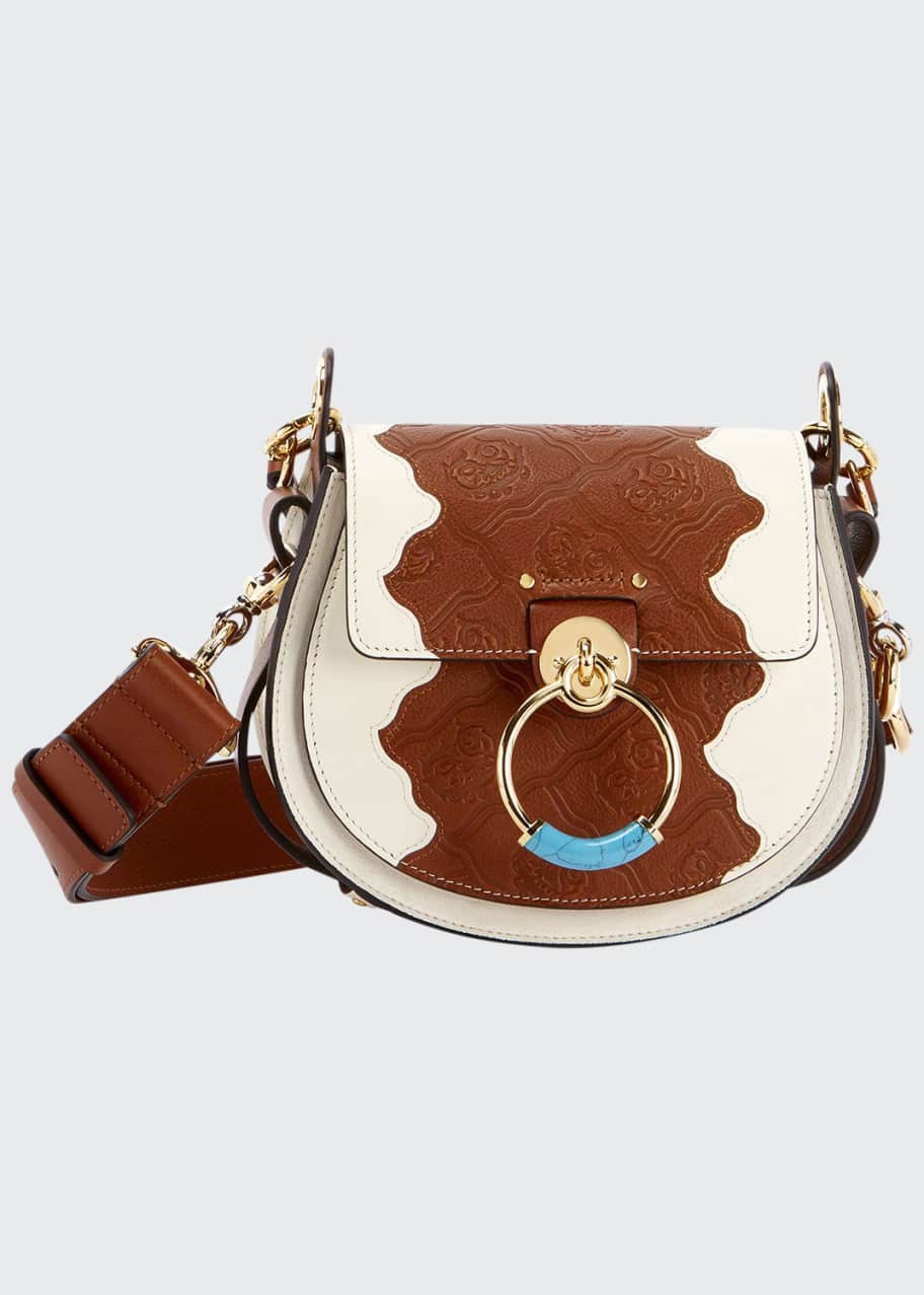 Image 1 of 1: Tess Small Patchwork Satchel Bag