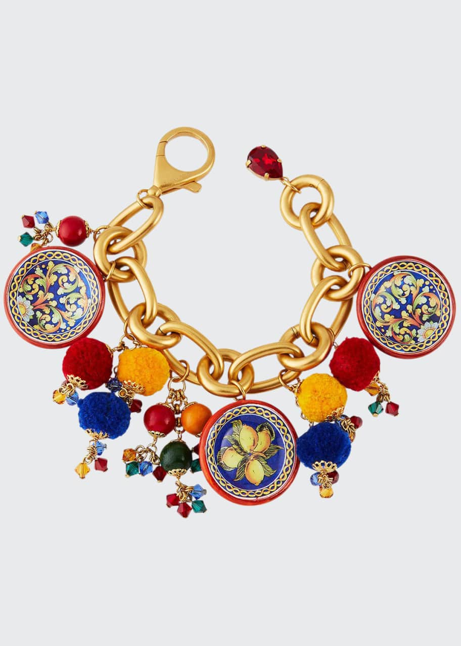Dolce gabbana charm bracelet sales