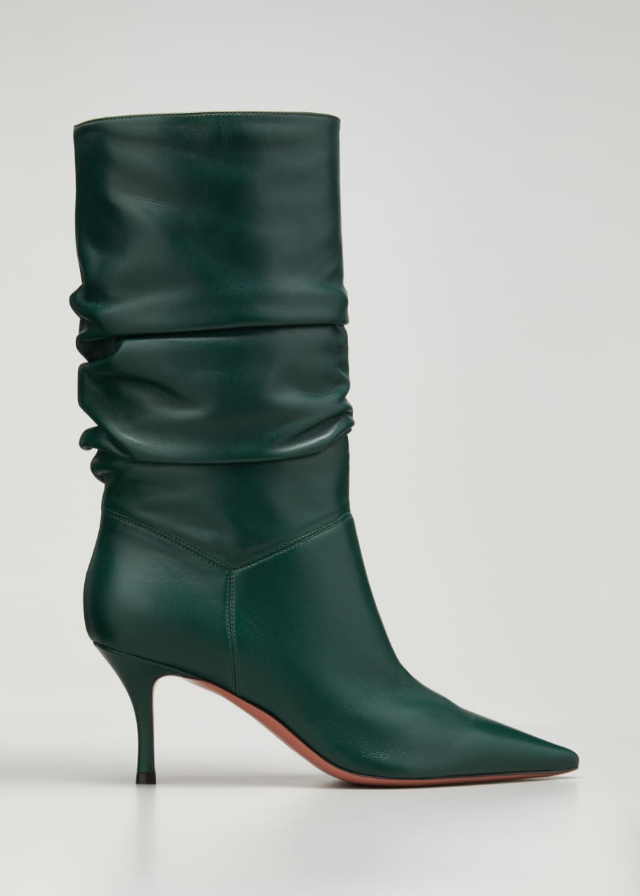 amina muaddi brown boots
