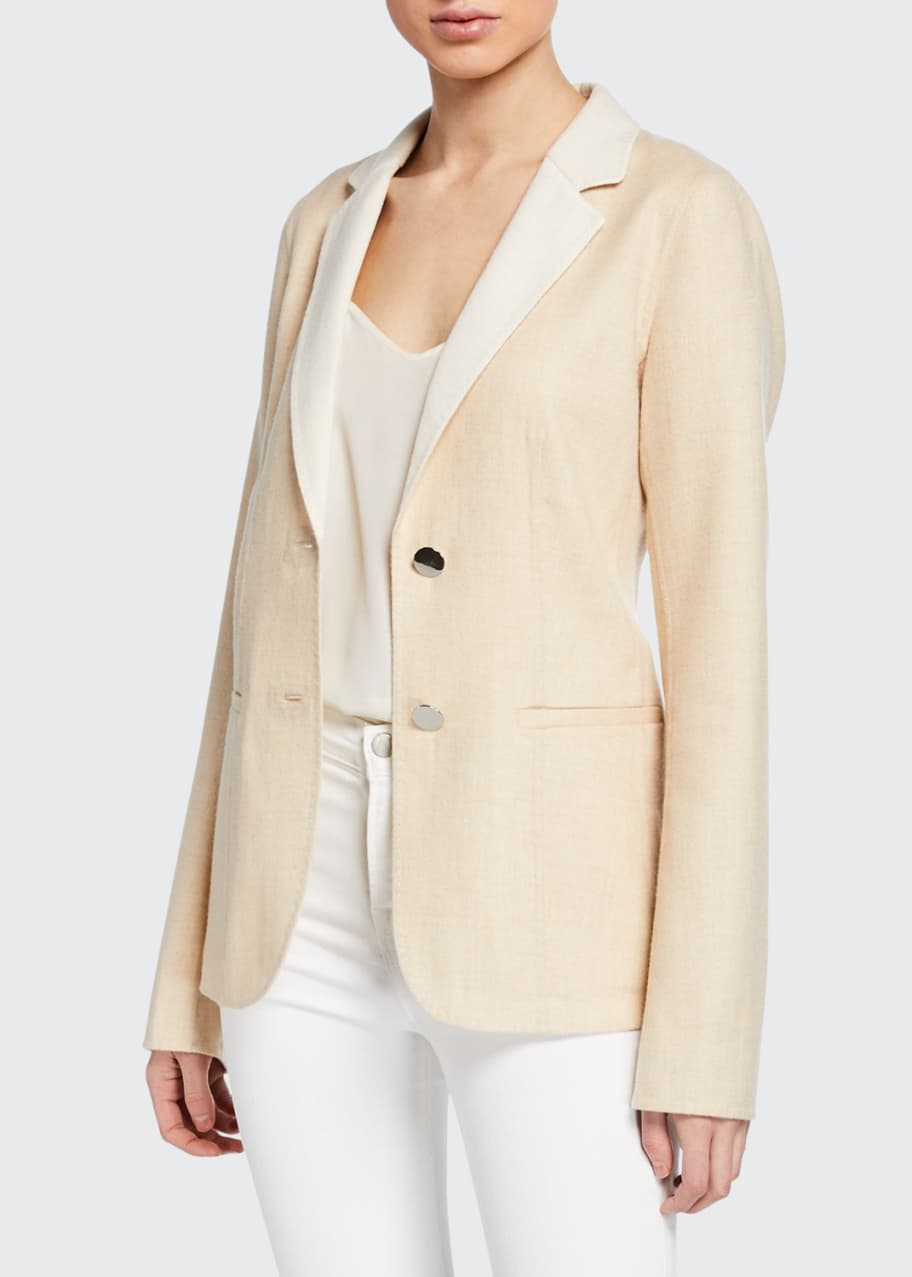 Lafayette 148 New York Terri Double-Face Two-Button Jacket - Bergdorf ...