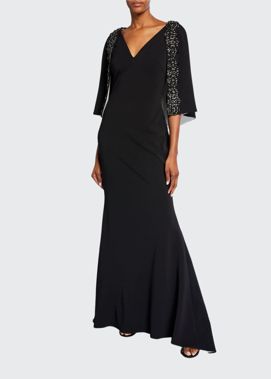 badgley mischka cape