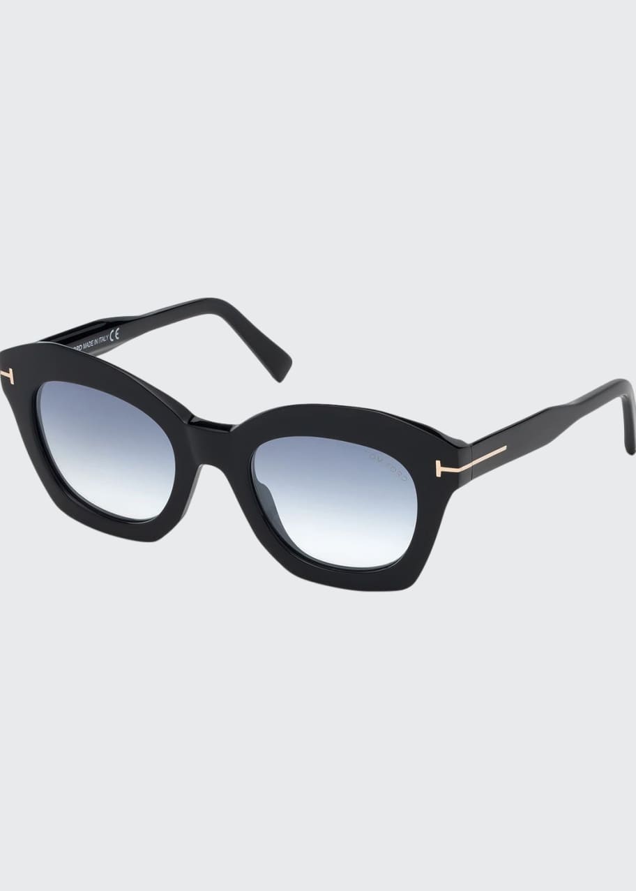 TOM FORD Mirrored Cat-Eye Acetate Sunglasses - Bergdorf Goodman