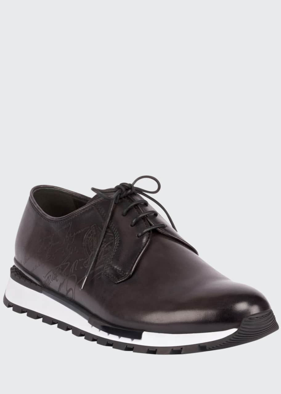 fast track torino glazed calf leather sneaker