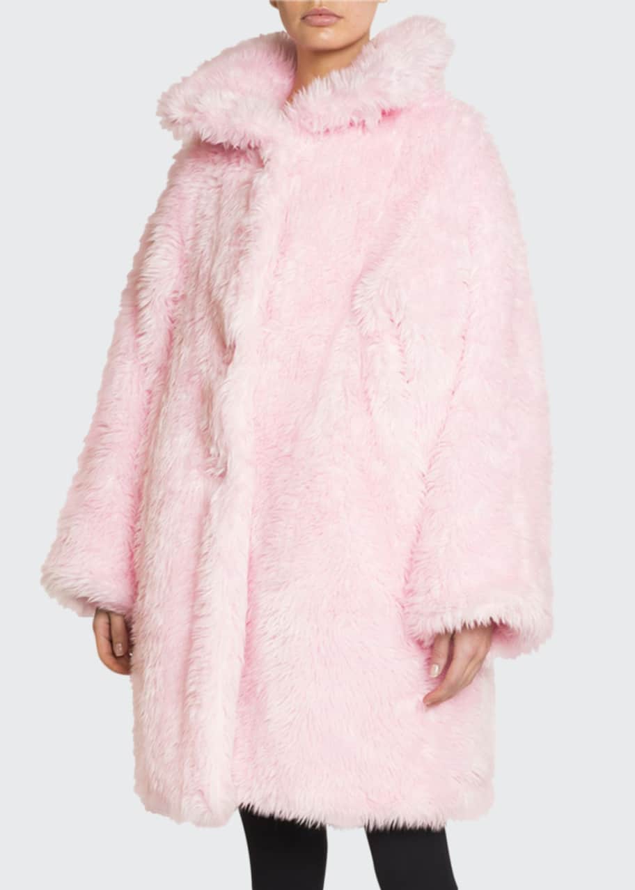 Balenciaga discount fur jacket