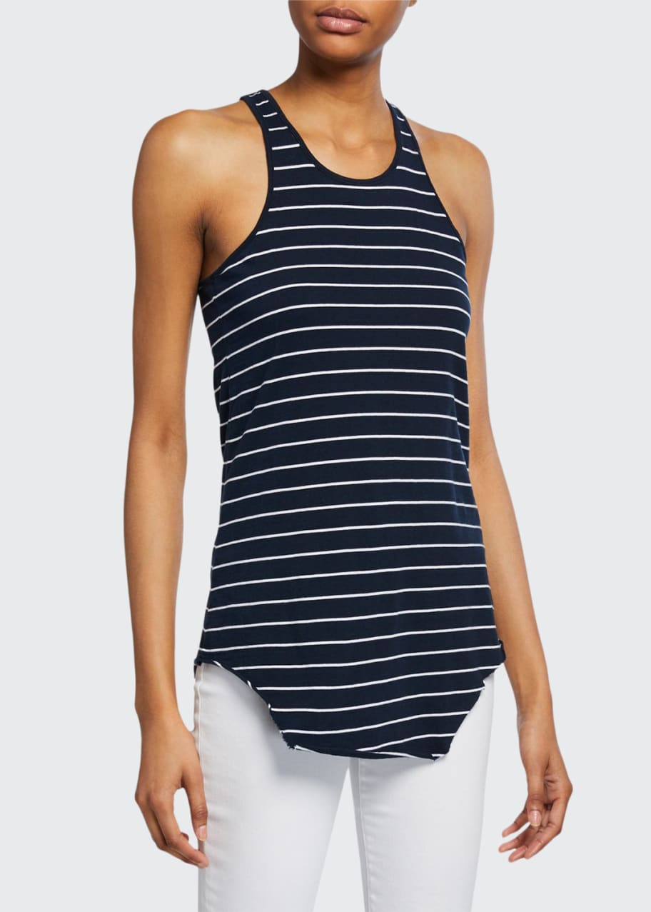Image 1 of 1: Base Layer Scoop-Neck Cotton Essential Jersey Tank