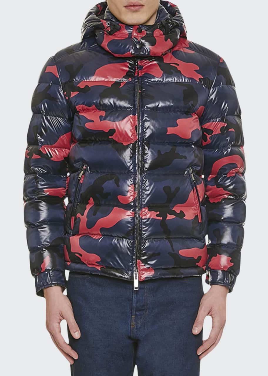 Image 1 of 1: Men's Camo Quilted Puffer Jacket