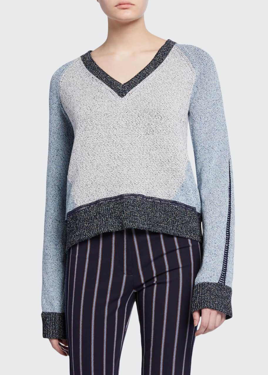 Derek lam colorblock sweater Clearance