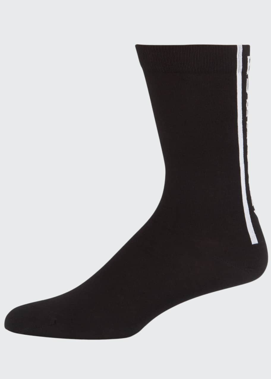 Image 1 of 1: Men's Branded Cotton Sport Socks