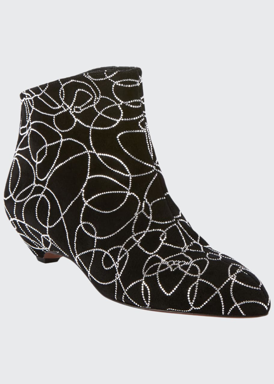 Image 1 of 1: Chamois Nuage Crystal Swirl Ankle Booties