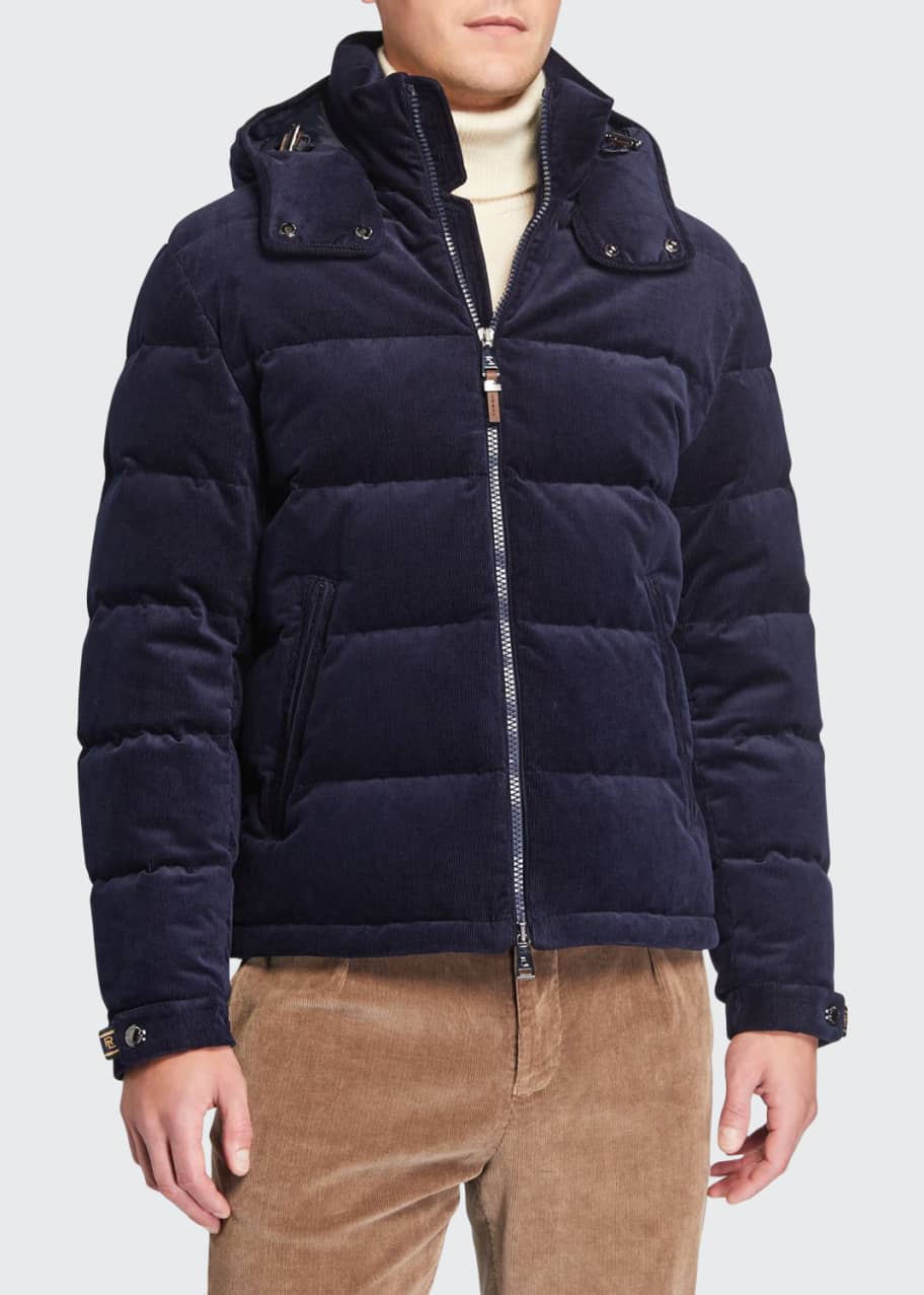 Ralph Lauren Men's Corduroy Puffer Jacket - Bergdorf Goodman