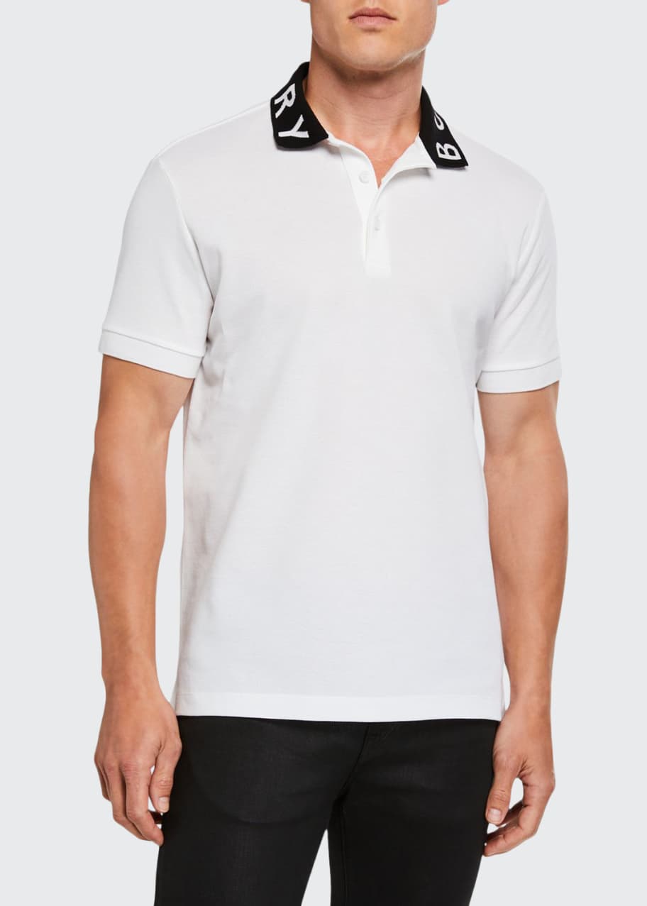 Burberry polo with collar sales