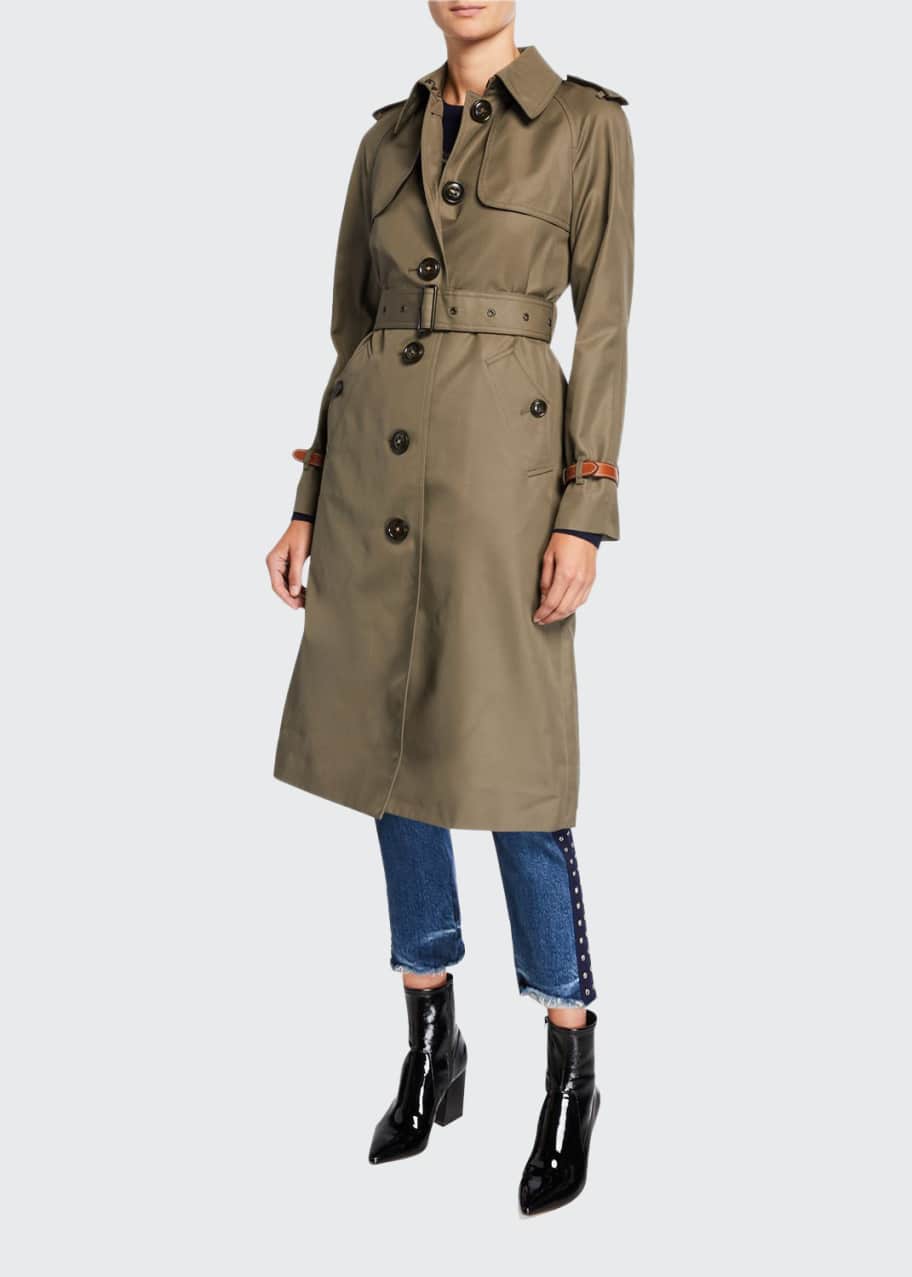 Coach cotton trench coat discount