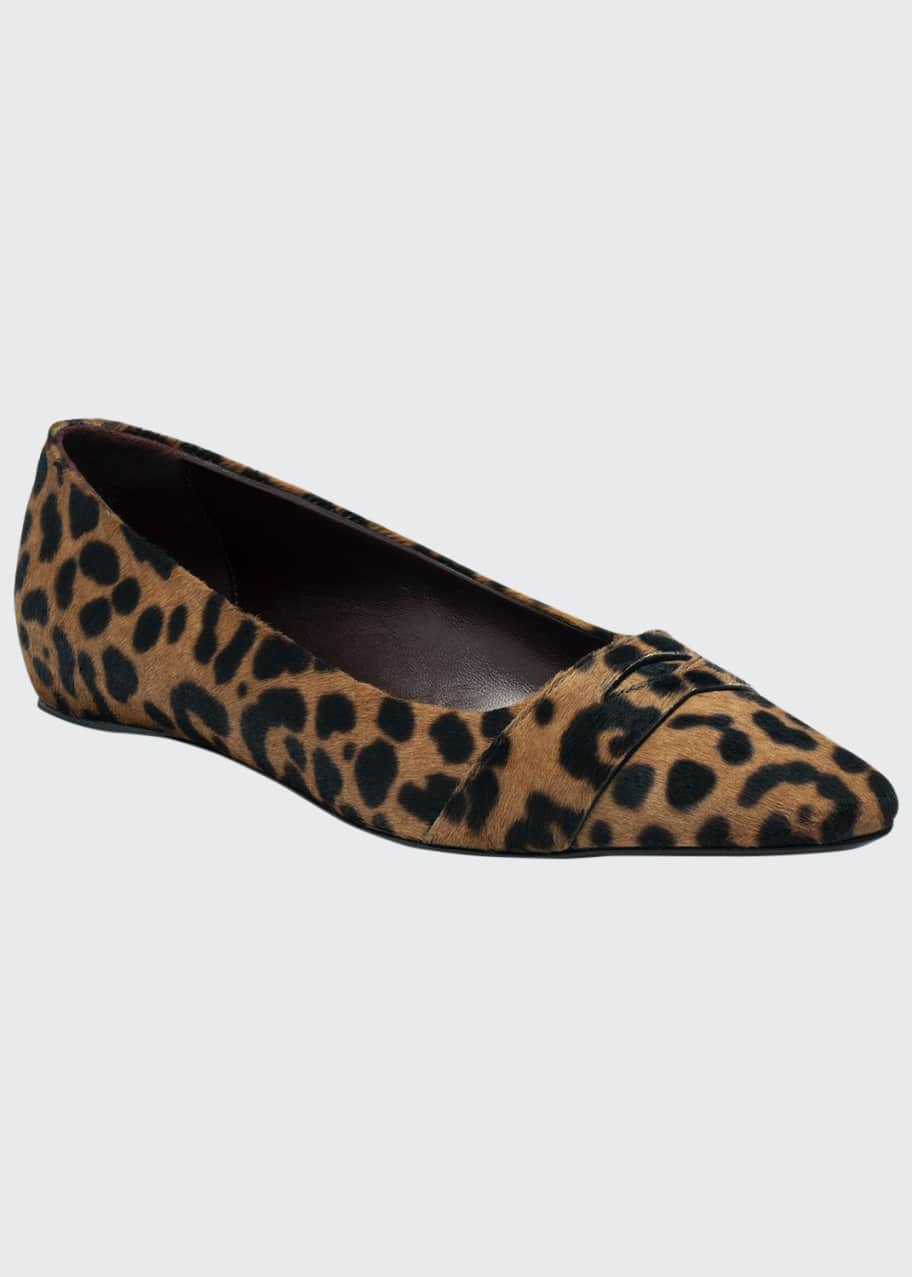 Bougeotte Leopard-Print Calf Hair Loafers - Bergdorf Goodman