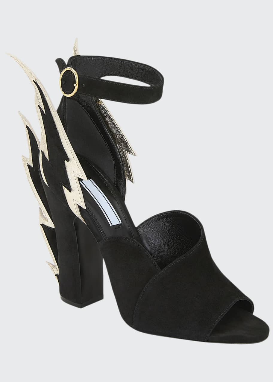 prada lightning bolt sneakers