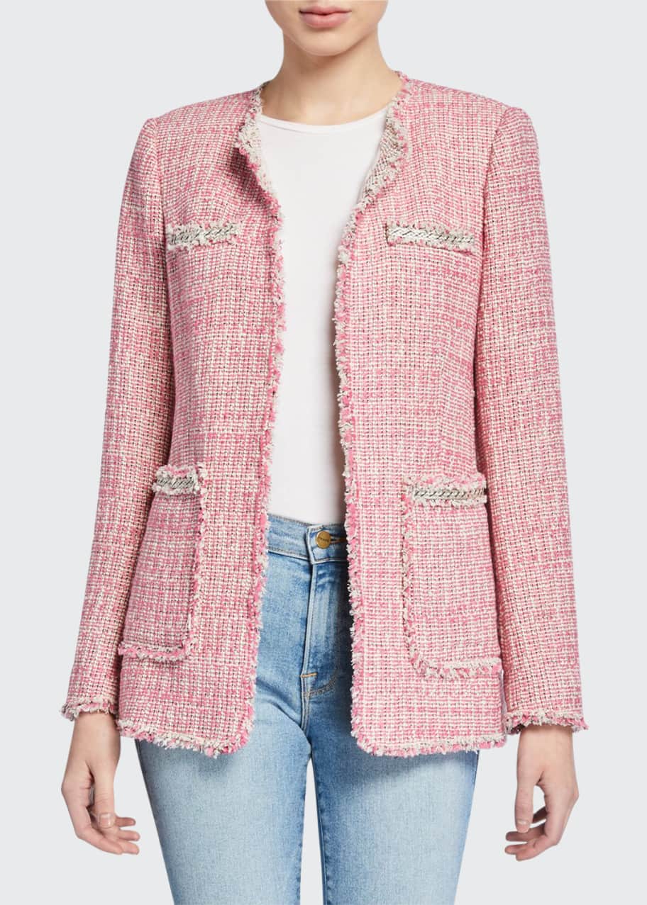 Rebecca taylor graphic cheap tweed jacket