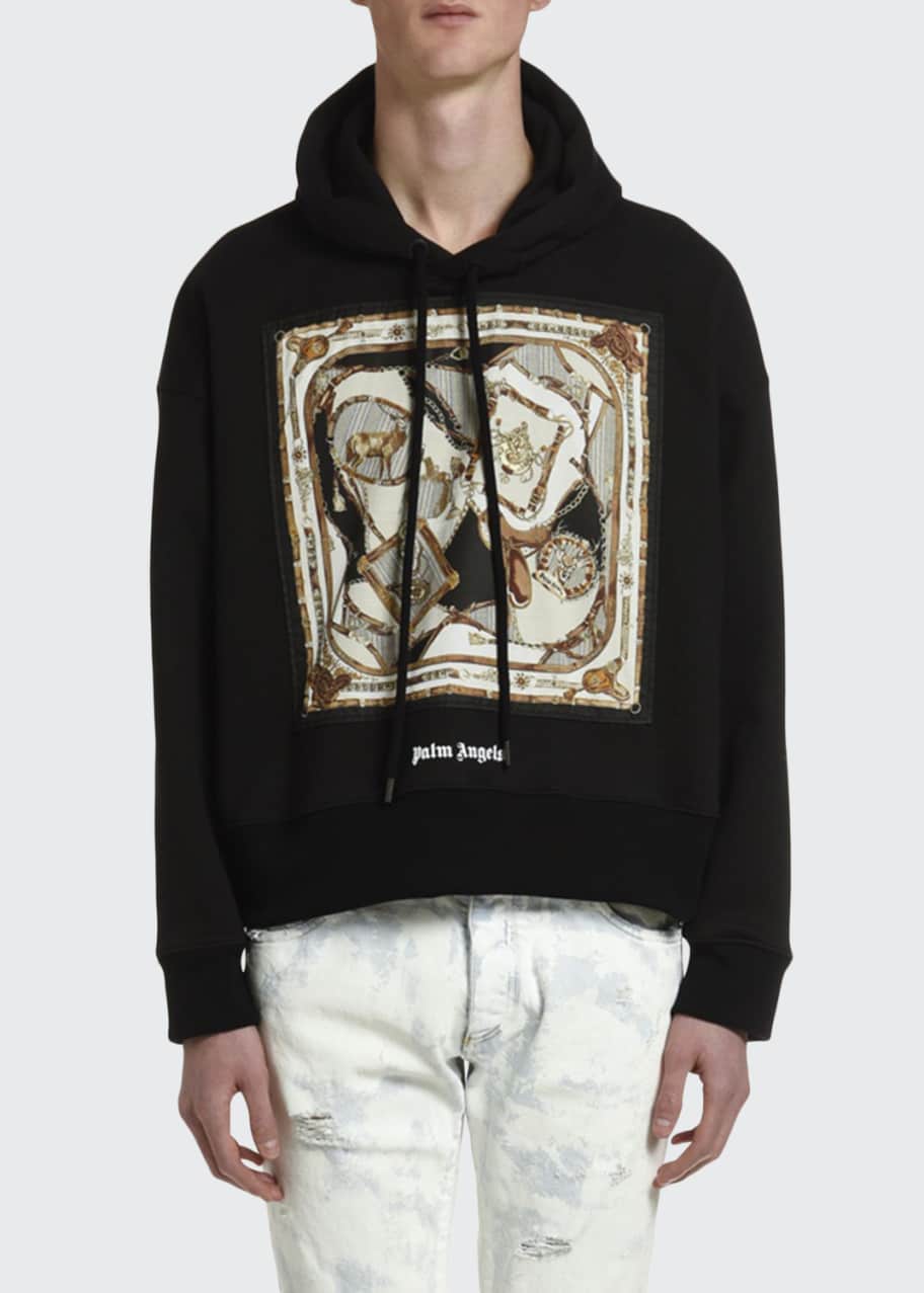 Palm Angels Men's Foulard Graphic Hoodie Sweatshirt - Bergdorf Goodman