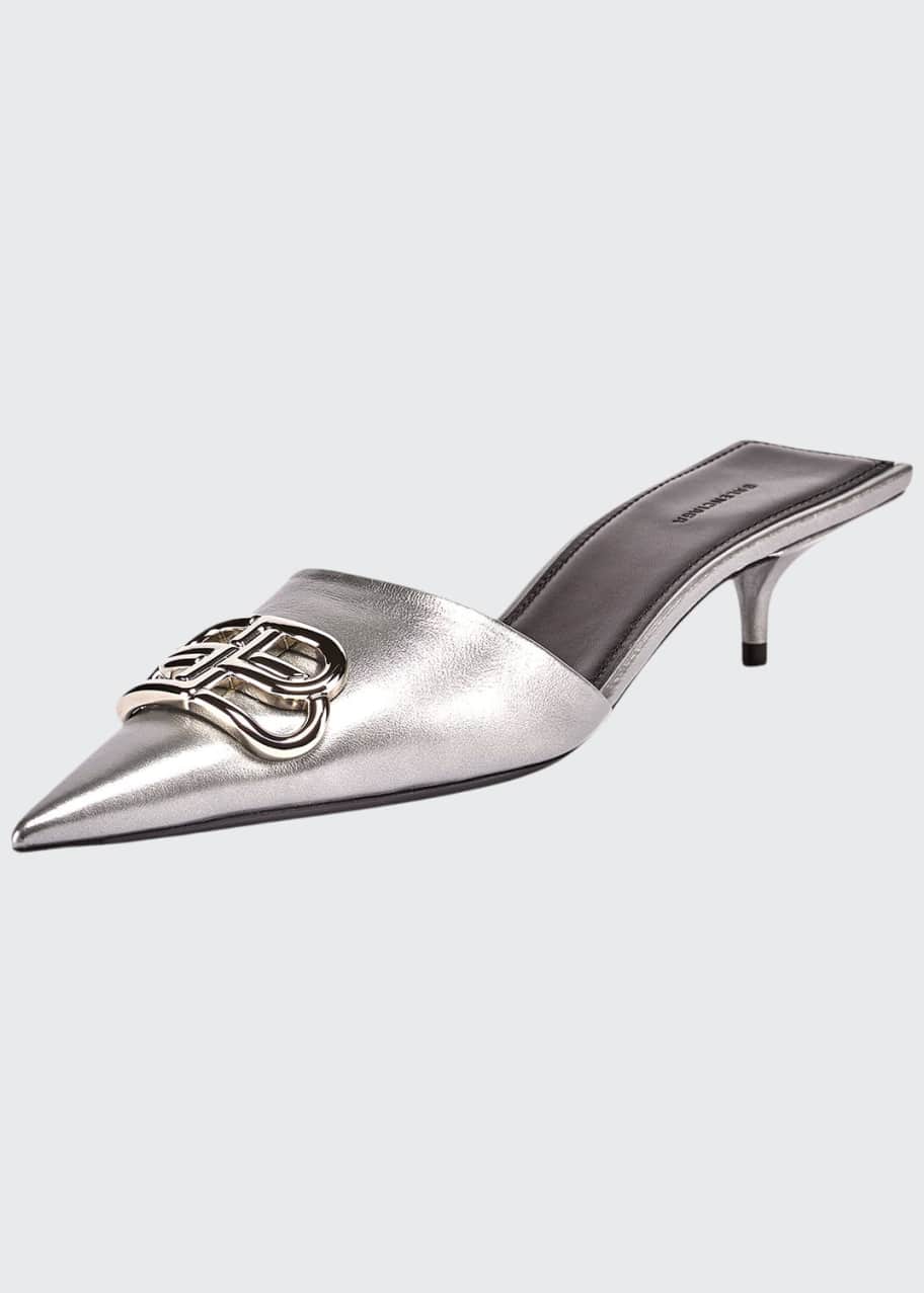 balenciaga square knife mules