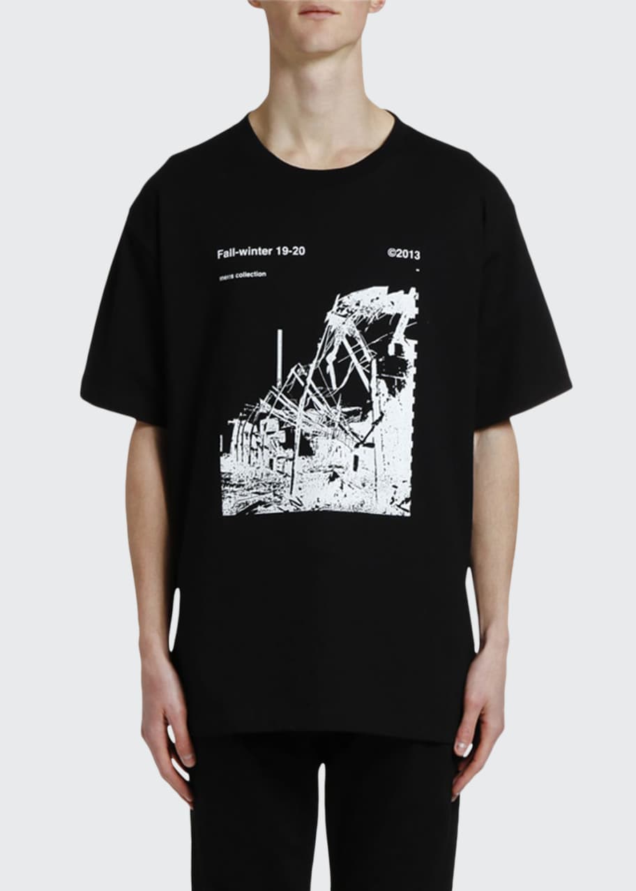 Off-White Men's Ruined Factory Oversized Graphic T-Shirt - Bergdorf Goodman