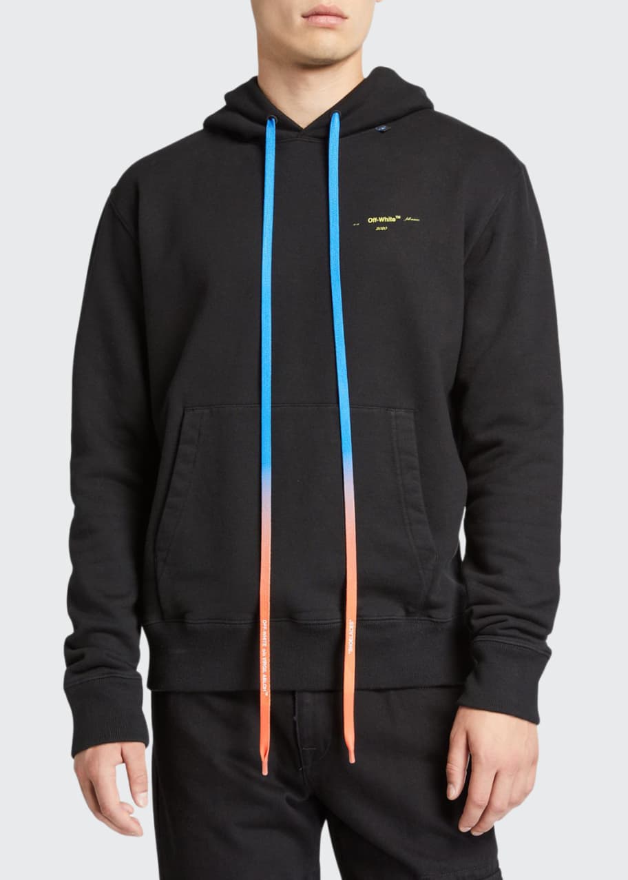 Men s Acrylic Arrows Slim Hoodie Sweatshirt