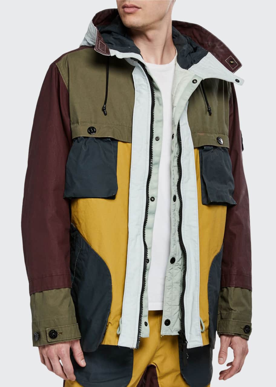Stone island sale multi coloured jacket