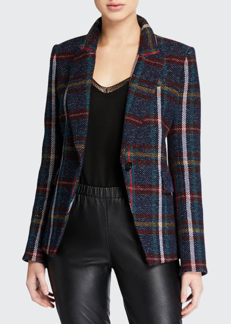 Veronica beard discount plaid jacket