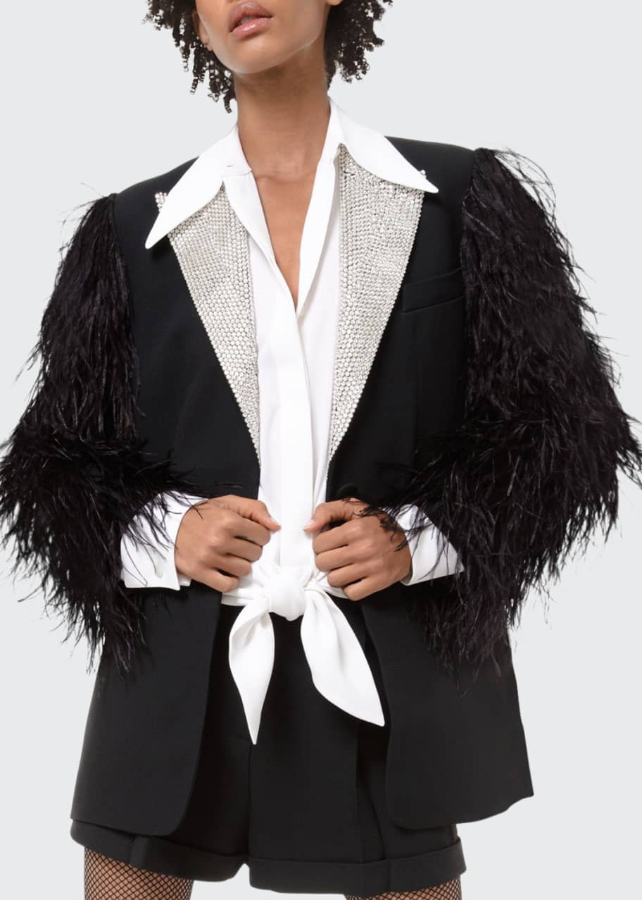 Michael kors feather store jacket