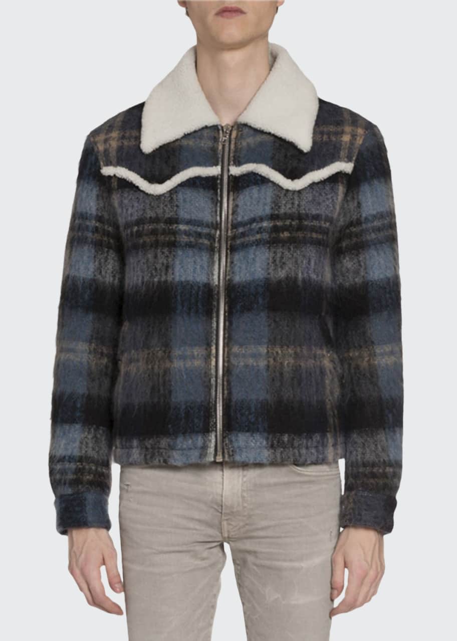 mens western wool jacket