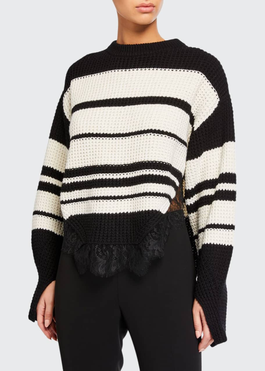 Self portrait striped sweater online