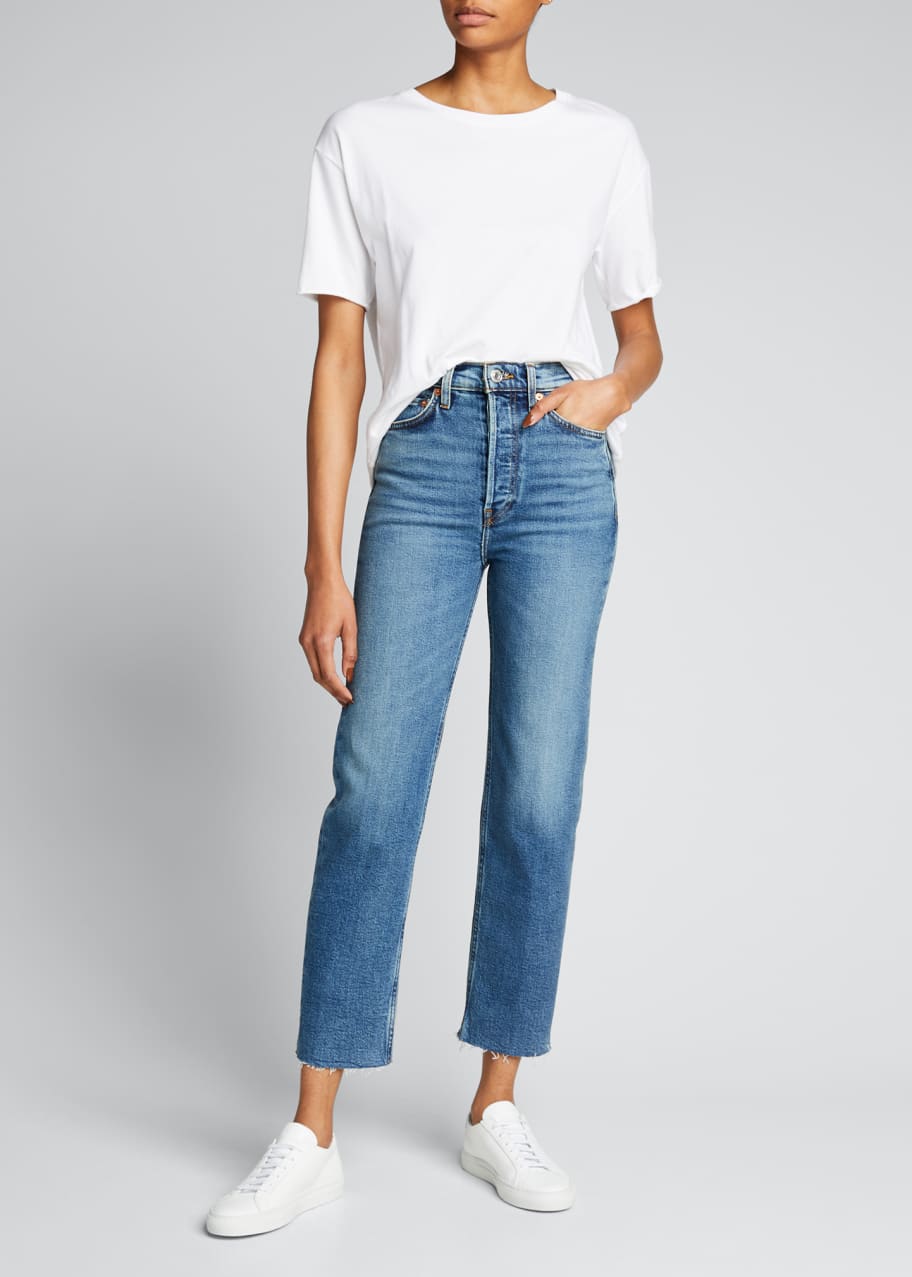 RE/DONE Ultra High-Rise Stovepipe Jeans - Bergdorf Goodman