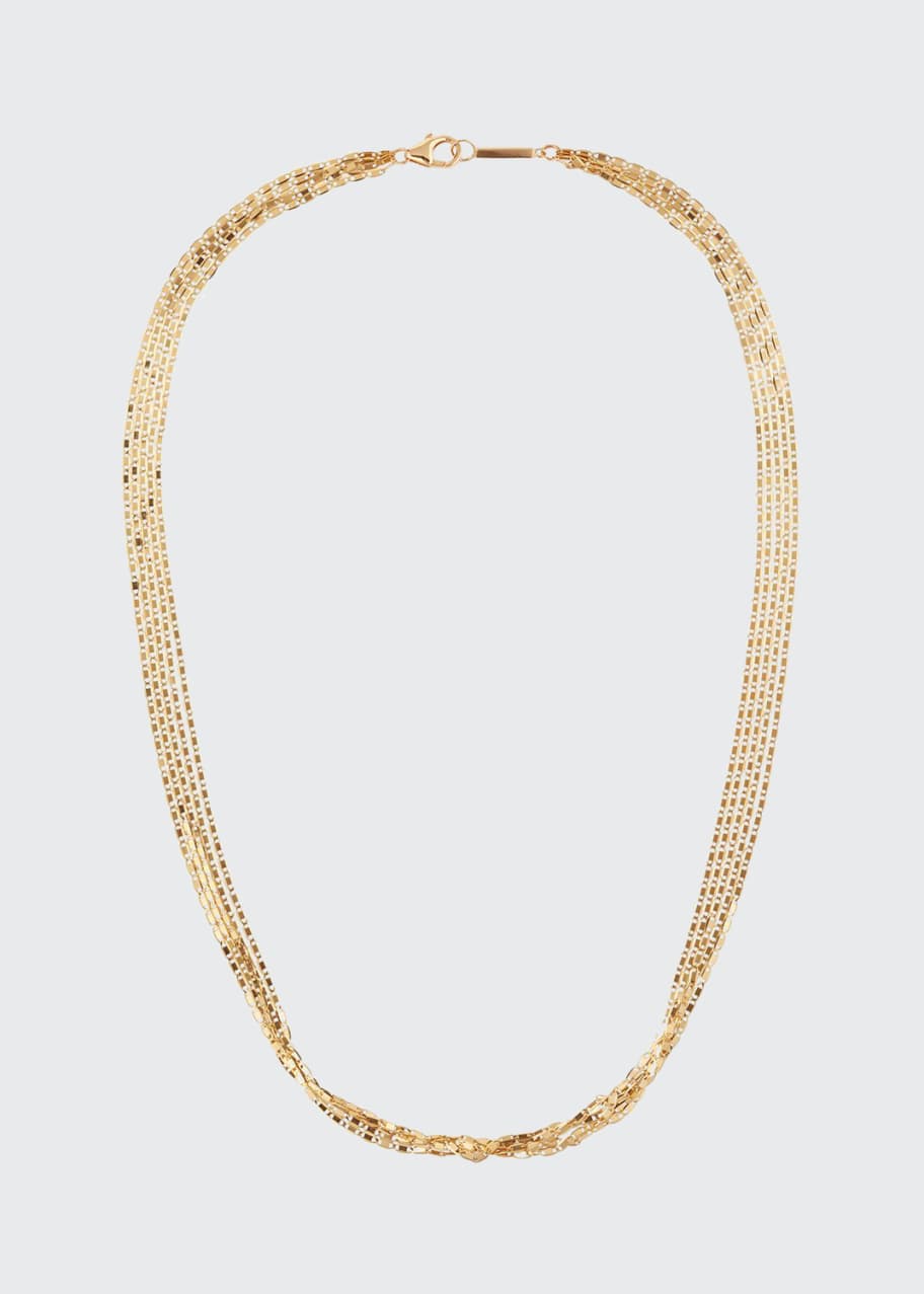 Image 1 of 1: 14k Malibu 5-Strand Choker Necklace, 15"