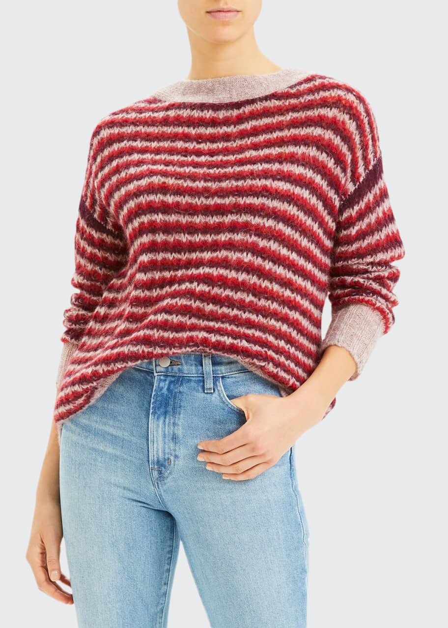 Image 1 of 1: Alpaca Stripe Sweater