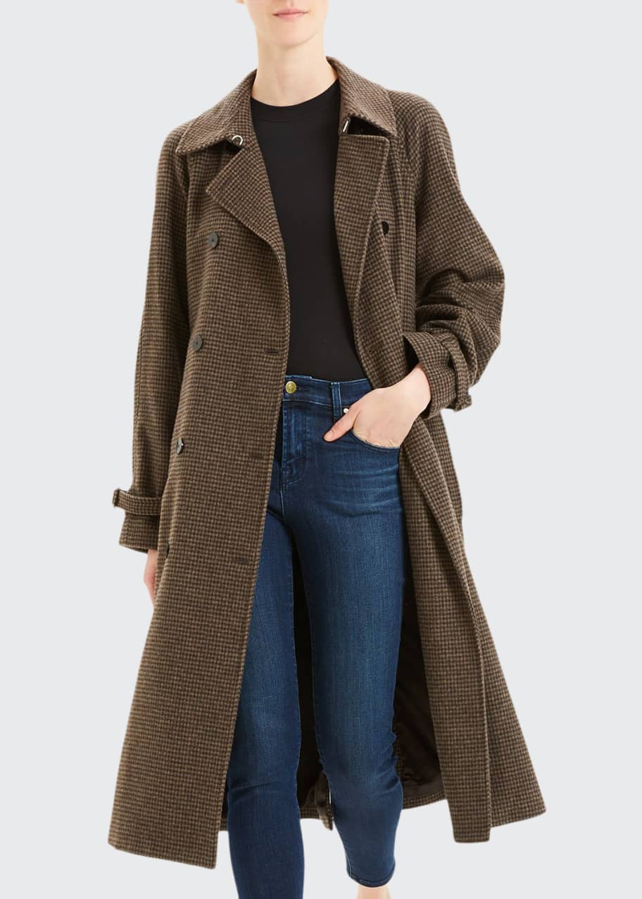 Theory sale houndstooth coat