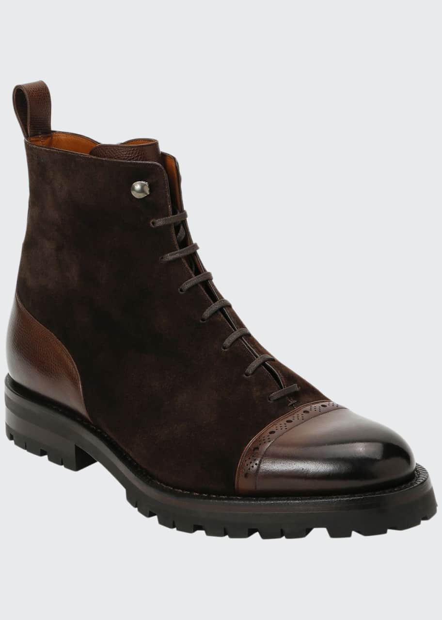 Bally suede boots shop